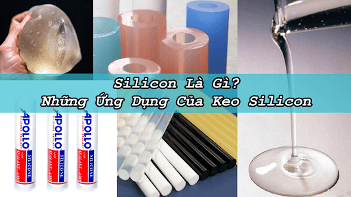 Keo silicon có khả năng kết dính mạnh mẽ các đồ vật