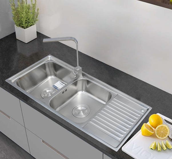 Kích thước bồn rửa chén 2 ngăn