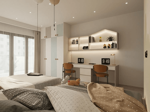 Lợi ích của việc sử dụng nội thất đa năng trong phòng ngủ đôi