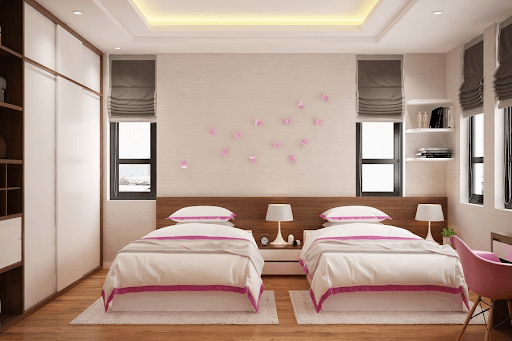 Lợi ích của việc kê 2 giường trong phòng ngủ