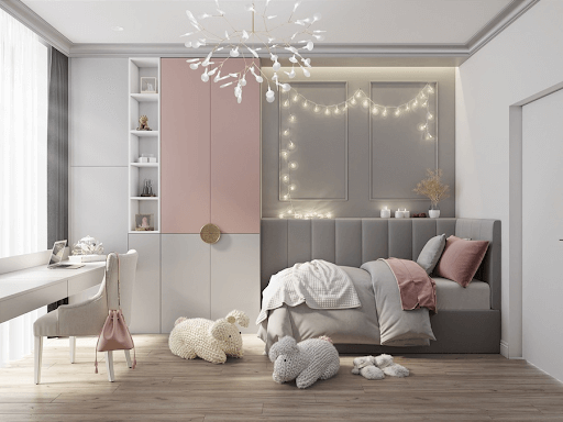 Lựa chọn nội thất phòng ngủ cho bé gái phù hợp