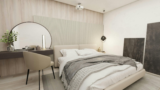 Mẫu 10: Phong cách phòng ngủ 20m2 nhẹ nhàng nhưng không kém phần tinh tế