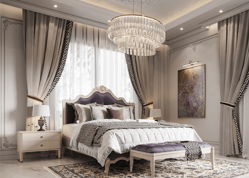 Mẫu 6: Phong cách phòng ngủ cổ điển sang trọng