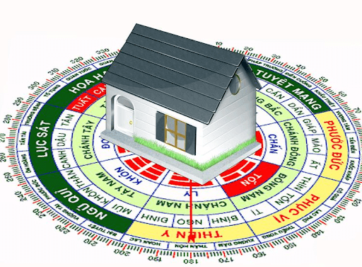 Nhà hướng tây đặt bếp hướng đông