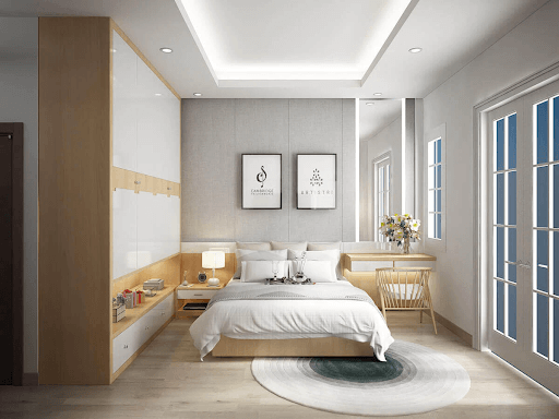 Phòng ngủ 16m² phong cách tối giản (Minimalism)
