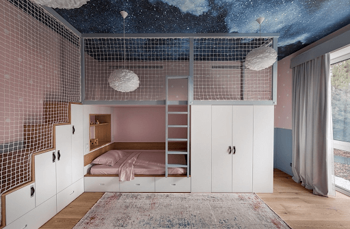 Phòng ngủ với diện tích dưới 10m²