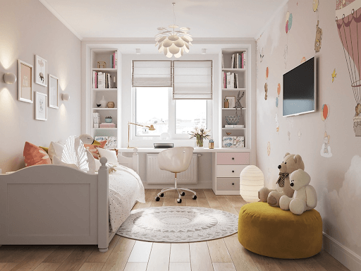 Phòng ngủ với diện tích trên 15m²