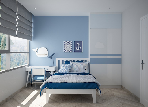Thiết kế phòng ngủ cho bé trai phong cách Scandinavian