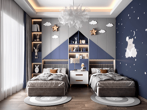 Tầm quan trọng của phòng ngủ bé trai