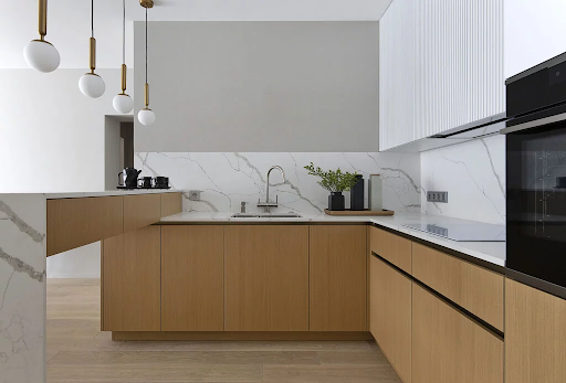 Thiết kế nội thất bếp tối giản