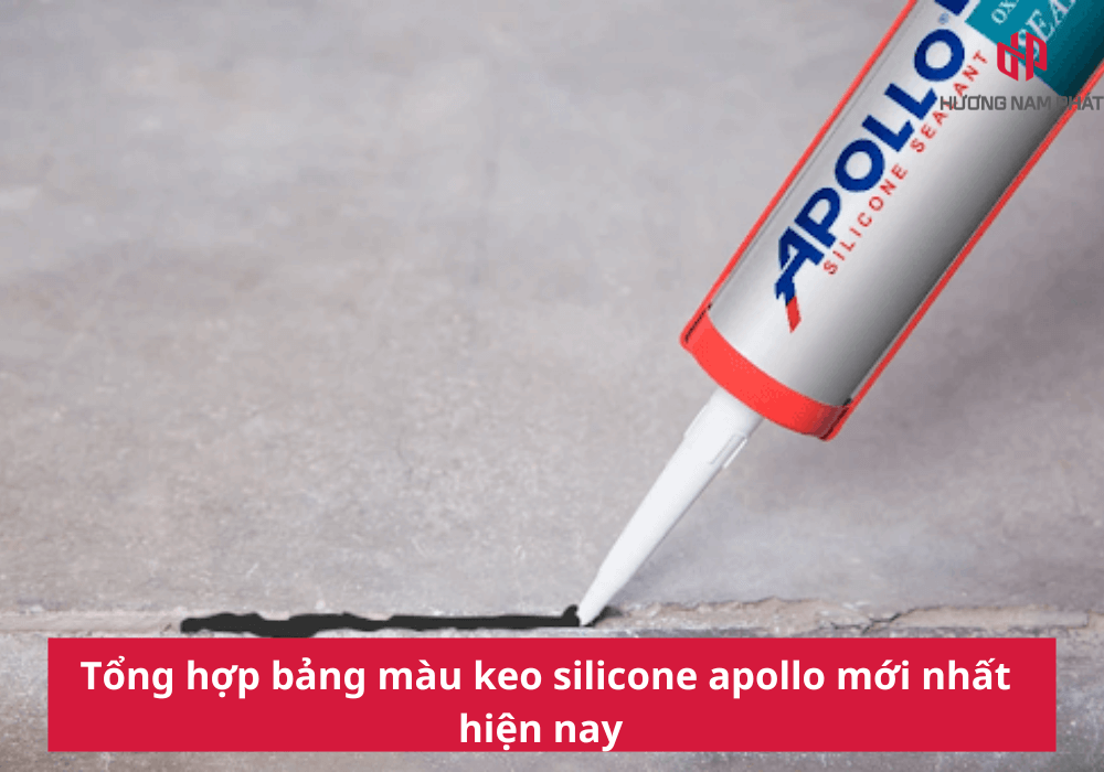 Tổng hợp bảng màu keo silicone apollo mới nhất hiện nay