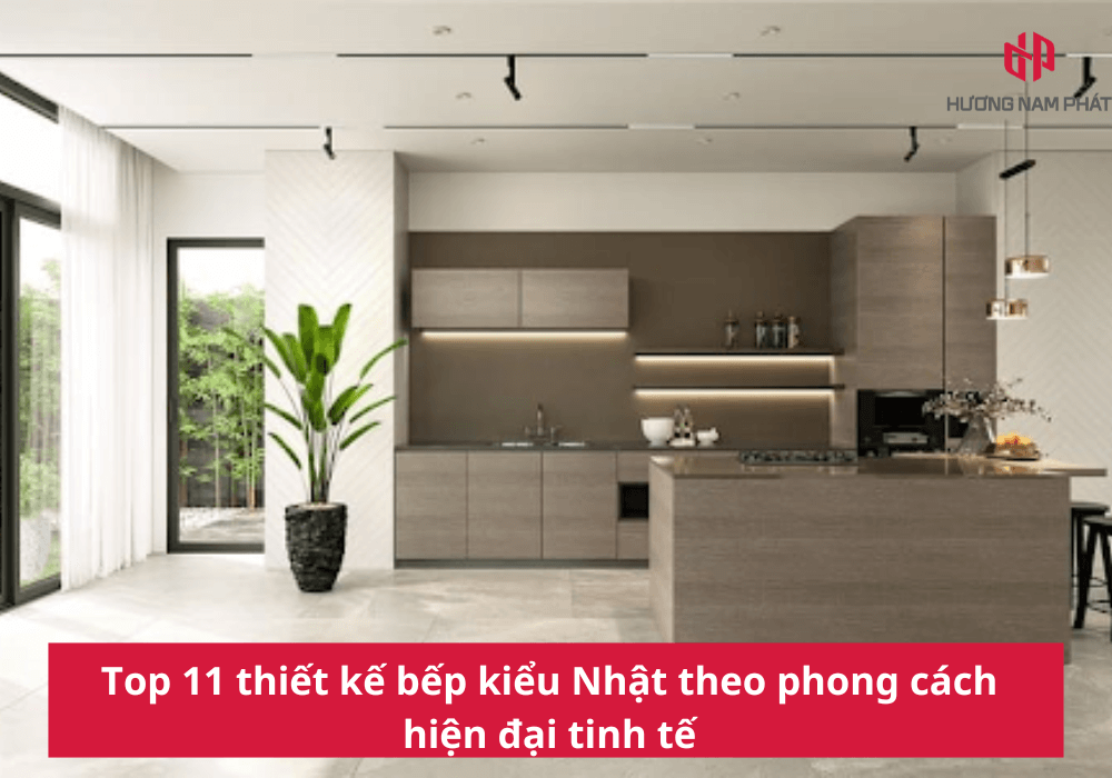 Top 11 thiết kế bếp kiểu Nhật theo phong cách hiện đại tinh tế