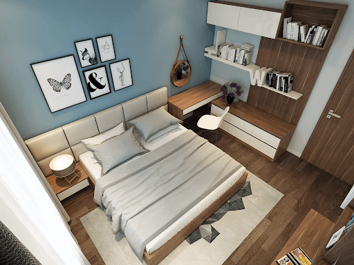 Top 35 mẫu thiết kế phòng ngủ nhỏ 10m2 đẹp, tiết kiệm không gian, tiện nghi