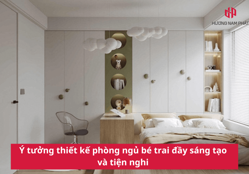 Ý tưởng thiết kế phòng ngủ bé trai đầy sáng tạo và tiện nghi