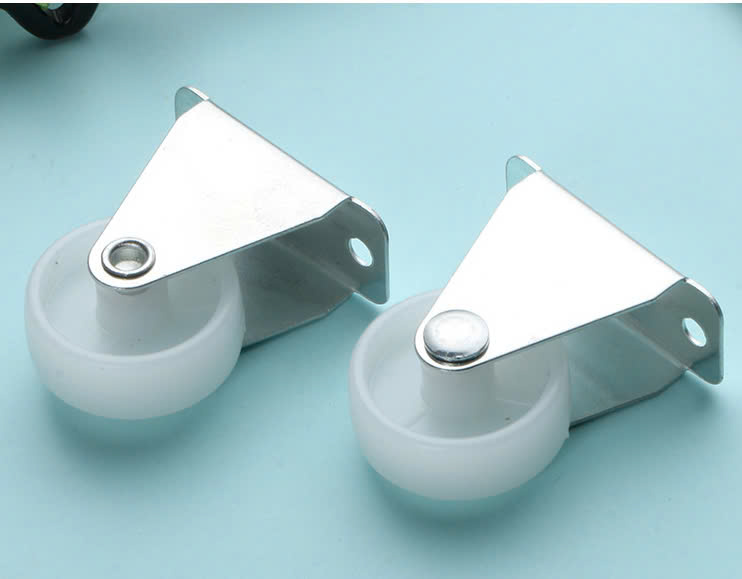Bánh xe 1 hướng Trắng 4 lỗ ( ĐK bánh 38mm* Cao 5cm)