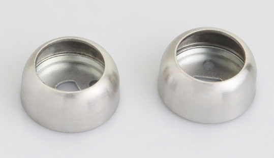 Chén cây inox phi 25/Bas áo phi 25 (Bịch 2 cái)