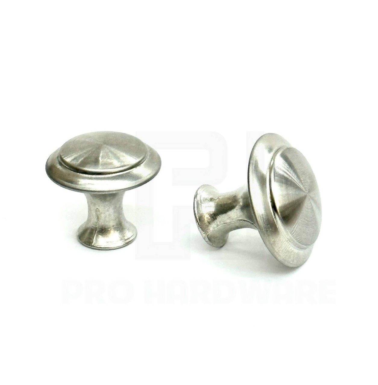 Núm mạ inox Trắng có viền phi 27