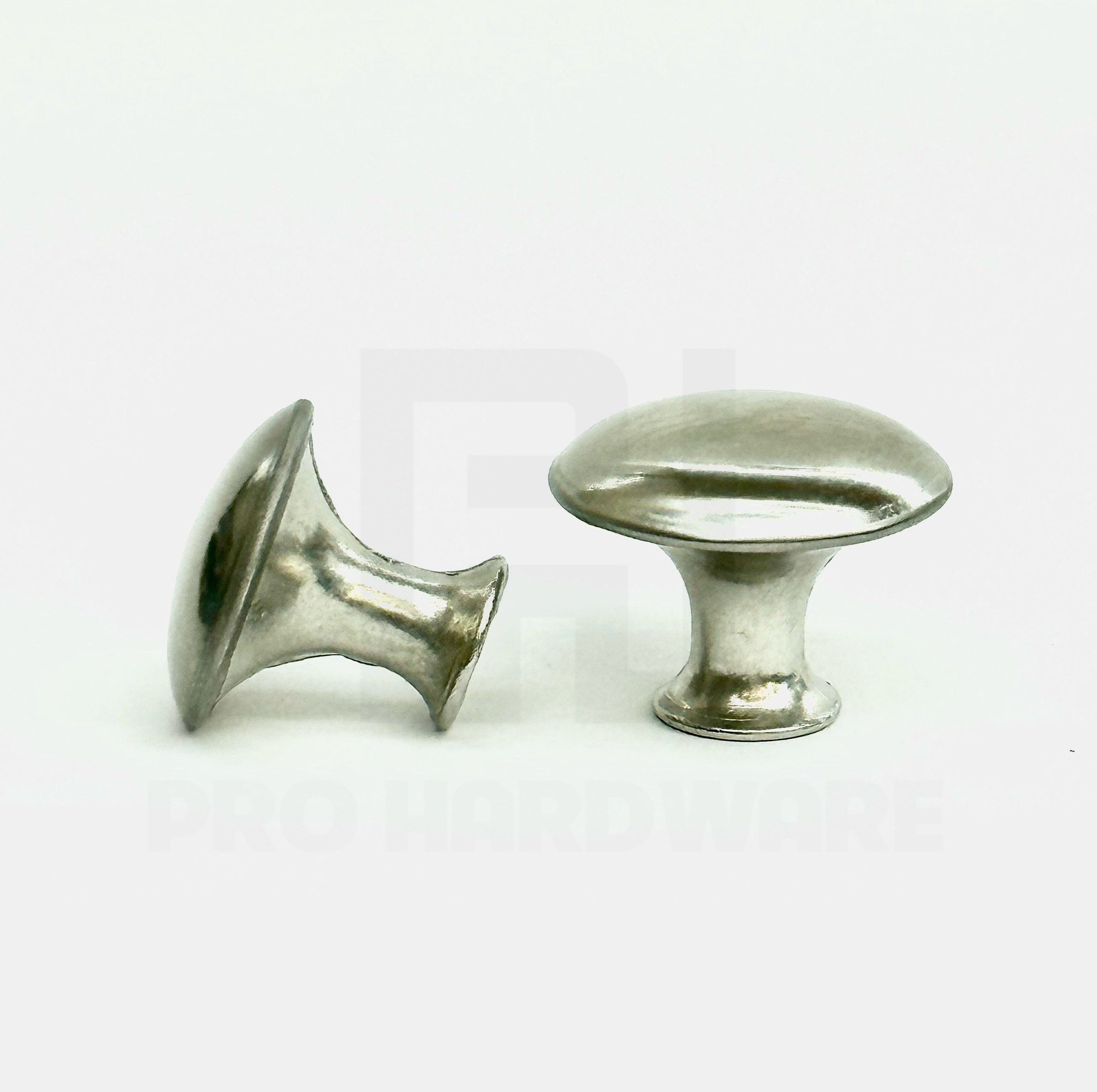 Núm mạ inox Trắng phi 27