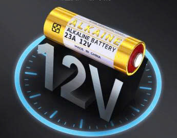 Pin 23A-12V, Dùng Cho Remote RF (Dùng Trong Điều Khiển Cửa Cuốn, Khóa Xe Máy, gắn led bản lề)