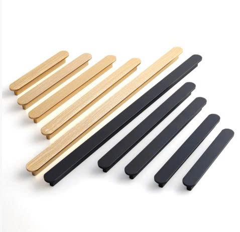 Tay nắm 1618 Đen/Vàng: 96/128/160/192/300/600/800/1000mm