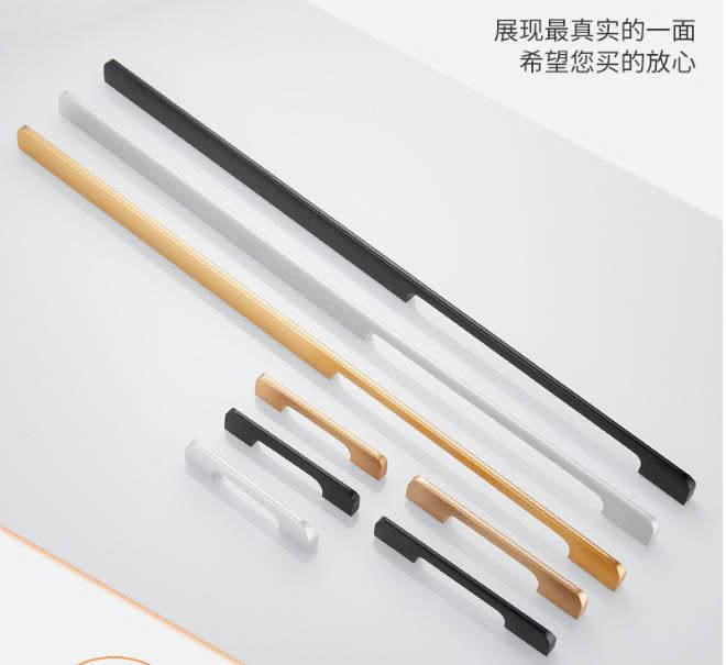 Tay nắm Vàng, Bạc, Đen mờ 1191-96/128/160/192/224/256/600/800/1000mm