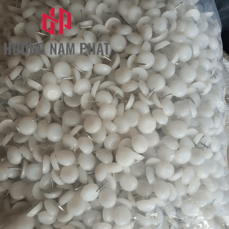Chân Đế Đinh Bầu Tròn Đen, Trắng Túi 400 Con