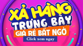 Xả hàng Trưng bày, thanh lý hàng bày mẫu