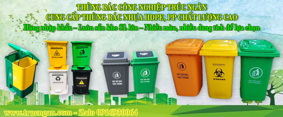 Thùng đựng rác nhựa Hdpe , thùng rác môi trường, nhựa nguyên sinh nhiều màu sắc