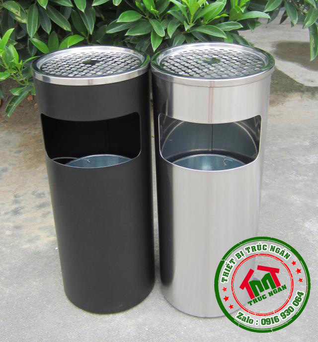 Thùng rác gạt tàn A35A inox