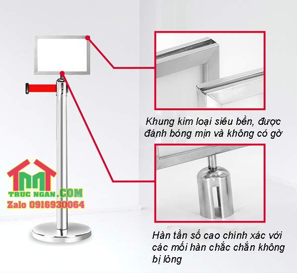Bang thong bao gan dau cot chan inox , Thiet ke thong minh, thay doi noi dung nhanh_ Hang san kho Truc N.jpg
