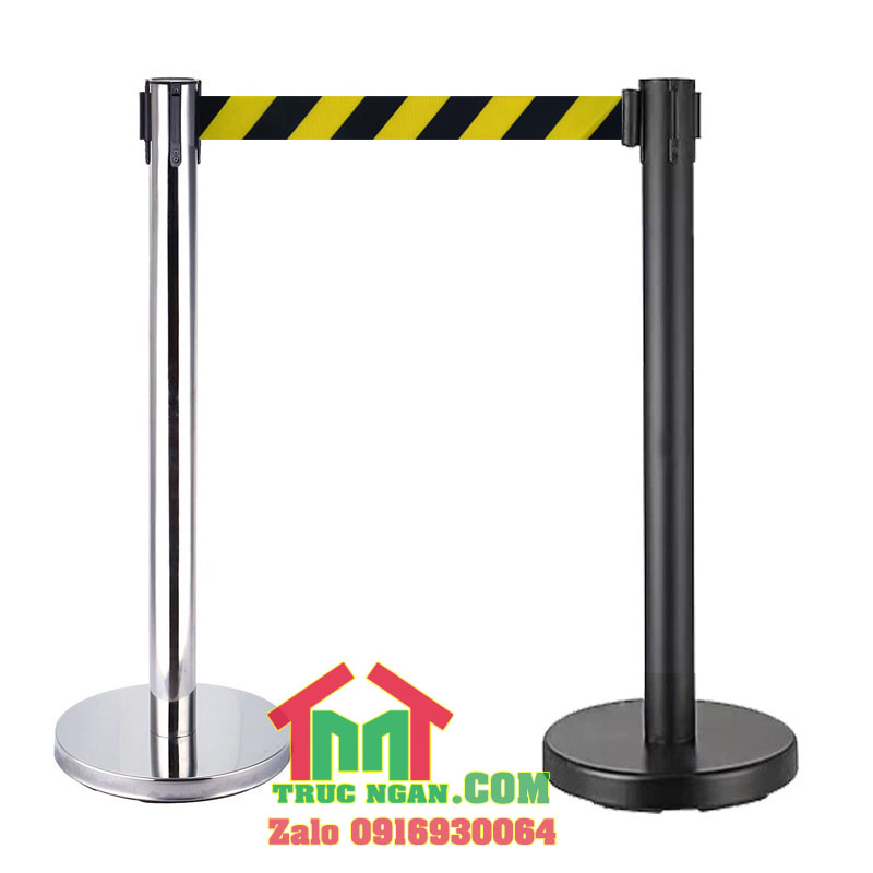 Cot chan inox day xoc den vang canh bao, hang co san, giao cong trinh, giao thong.jpg