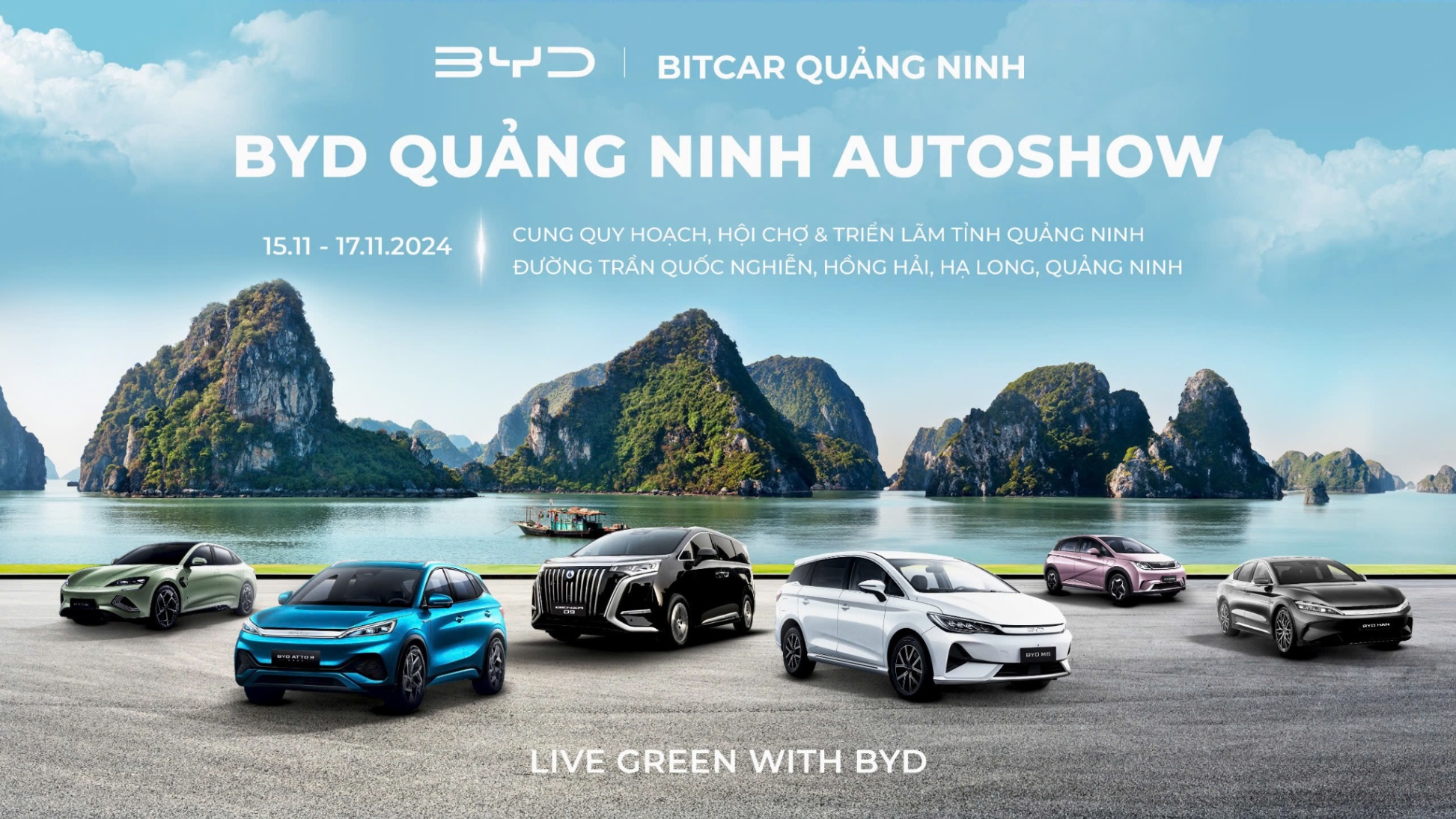 BYD QUẢNG NINH ĐỒNG HÀNH CÙNG HALONGBAY HERITAGE MARATHON 2024