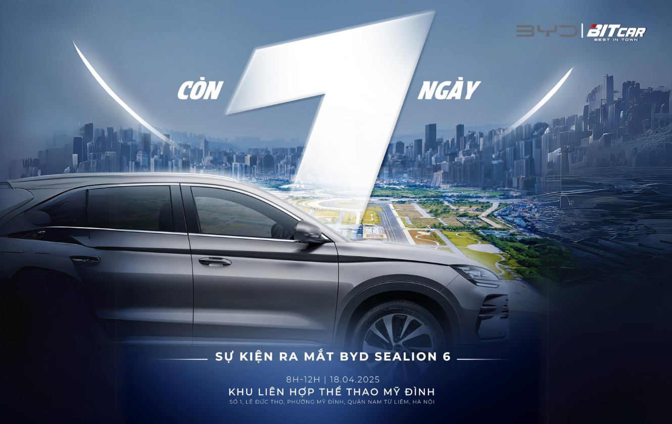 24 GIỜ NỮA... “LÀN SÓNG CÔNG NGHỆ” BYD SEALION 6 SẼ CHÍNH THỨC LỘ DIỆN