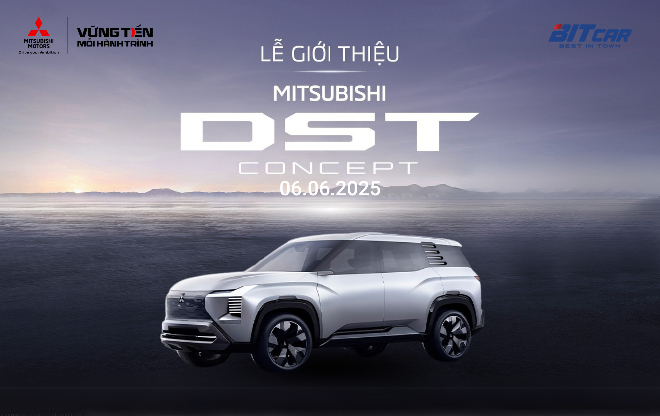 MITSUBISHI DST CONCEPT – CHUẨN MỰC SUV 7 CHỖ CHÍNH THỨC RA MẮT
