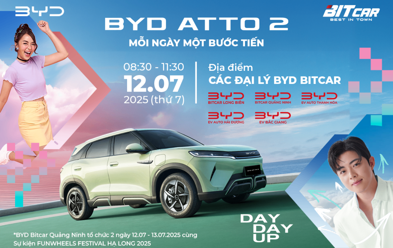 BYD ATTO 2 Chính Thức Ra Mắt Trên Toàn Hệ Thống BYD Bitcar: Khởi Đầu Mới Của SUV Điện Đô Thị Thế Hệ Mới