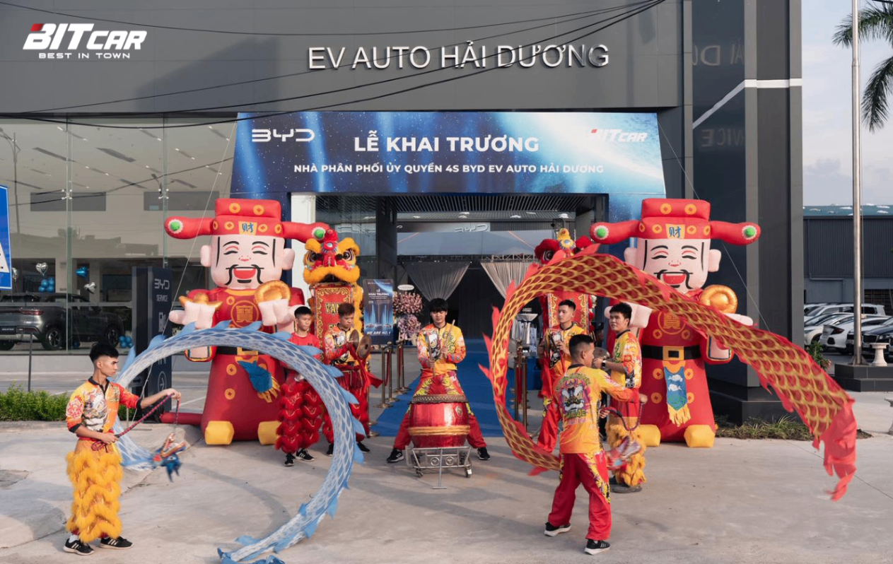 CHÍNH THỨC KHAI TRƯƠNG – NHÀ PHÂN PHỐI 4S BYD HẢI DƯƠNG