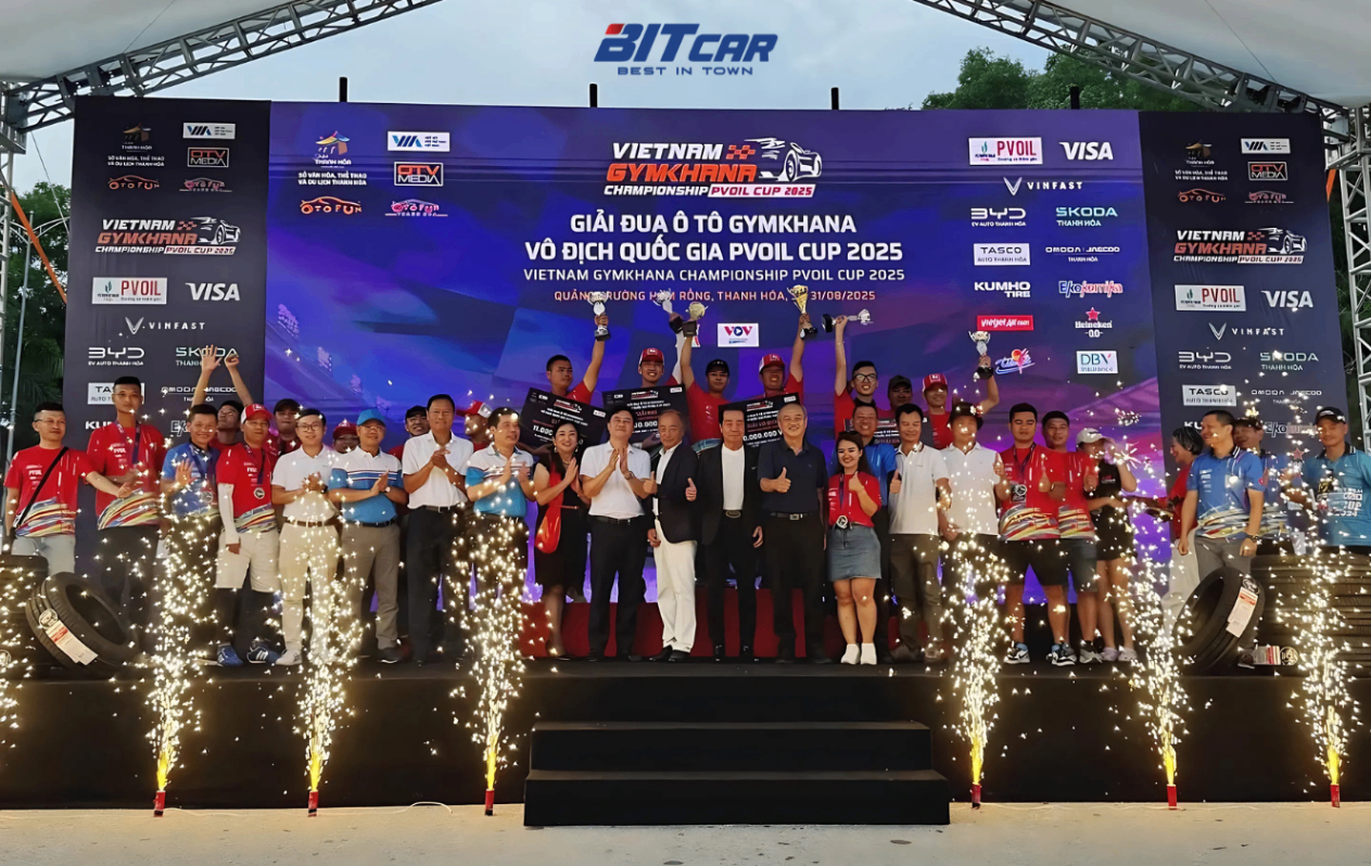 Giải Đua Ô Tô Gymkhana Vô Địch Quốc Gia – PVOIL Cup 2025: Khép Lại Chặng Thanh Hóa Với Dấu Ấn Bùng Nổ