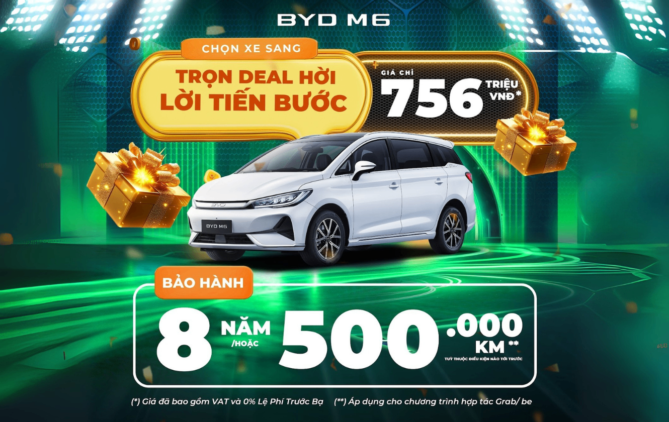 BYD VIỆT NAM KHỞI ĐỘNG CHUỖI SỰ KIỆN NGÀY HỘI TÀI XẾ CÔNG NGHỆ TRÊN TOÀN QUỐC