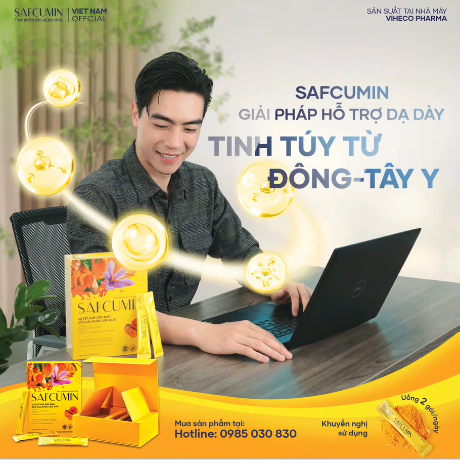 Safcumin – Giải pháp hỗ trợ dạ dày từ tinh túy Đông – Tây Y
