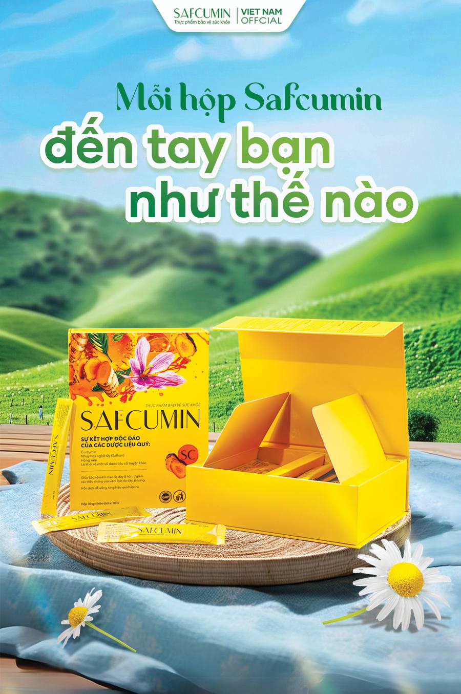 Con đường để Safcumin giữ trọn tinh chất đến tay người tiêu dung
