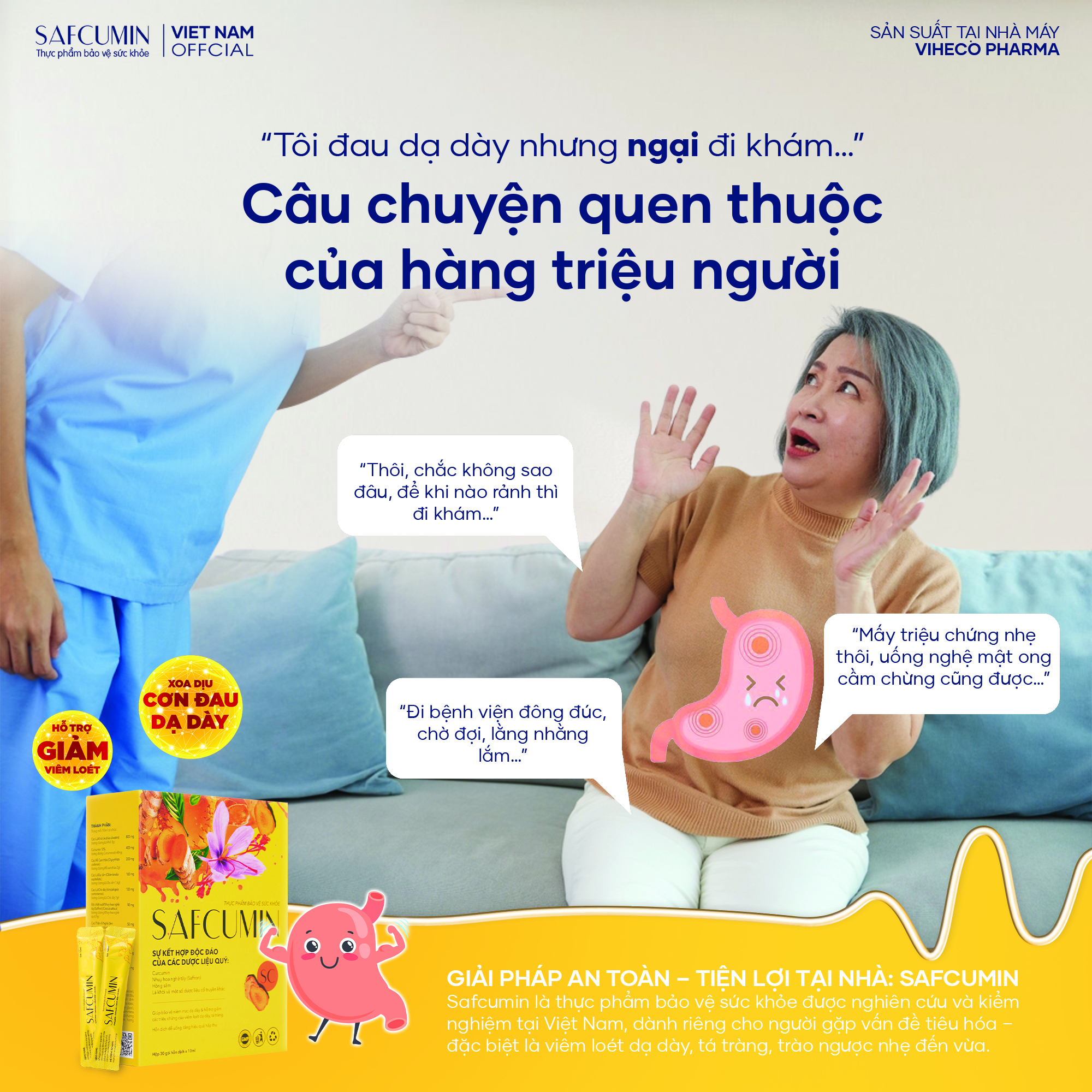 Tôi đau dạ dày nhưng ngại đi khám…