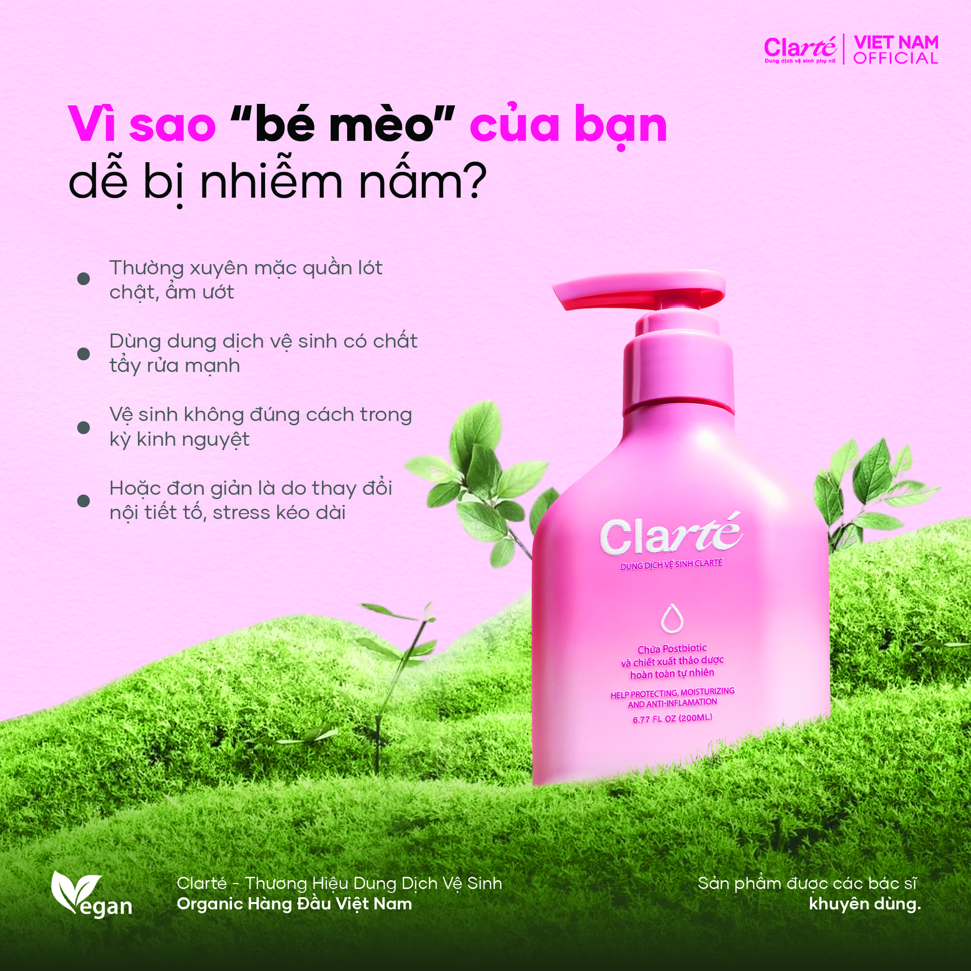 VÌ SAO “BÉ MÈO” CỦA BẠN DỄ BỊ NHIỄM NẤM?
