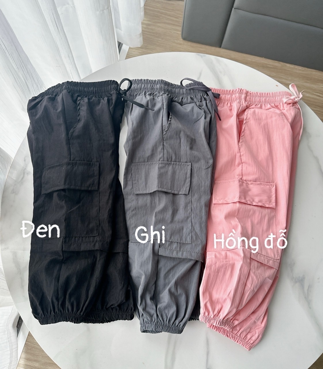 SÉT 3 QUẦN GIÓ TÚI HỘP BG