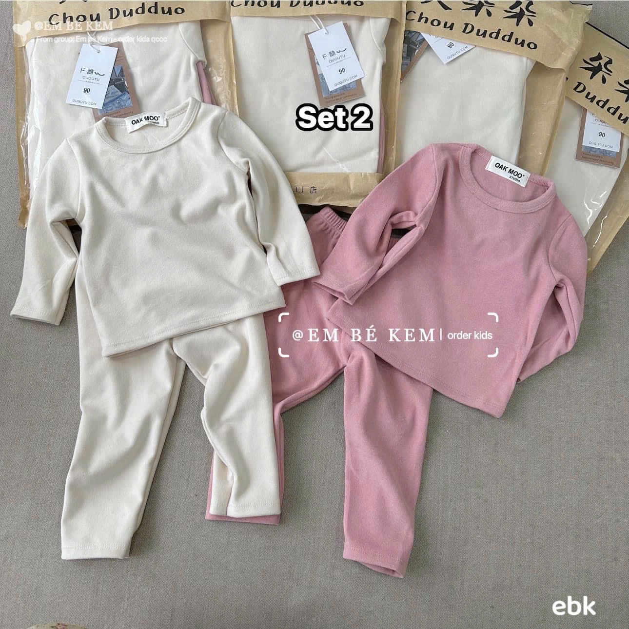 SÉT 2 BỘ ZIP DT CHOUGUTU BT BG