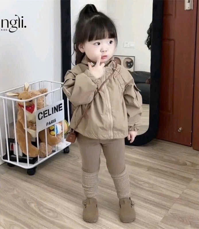 SÉT ÁO KHOAC BOMBER NÂU QUẦN LEGGING