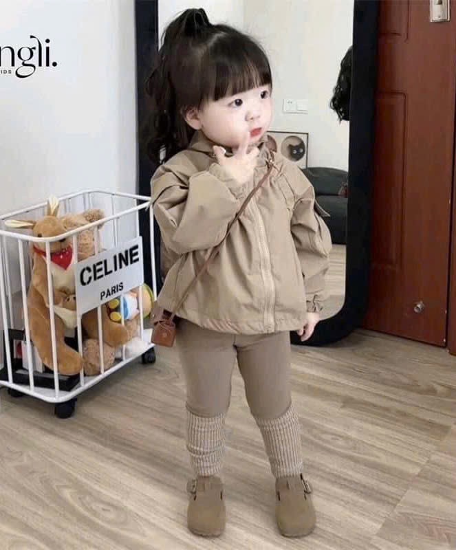 SÉT ÁO KHOAC BOMBER NÂU QUẦN LEGGING