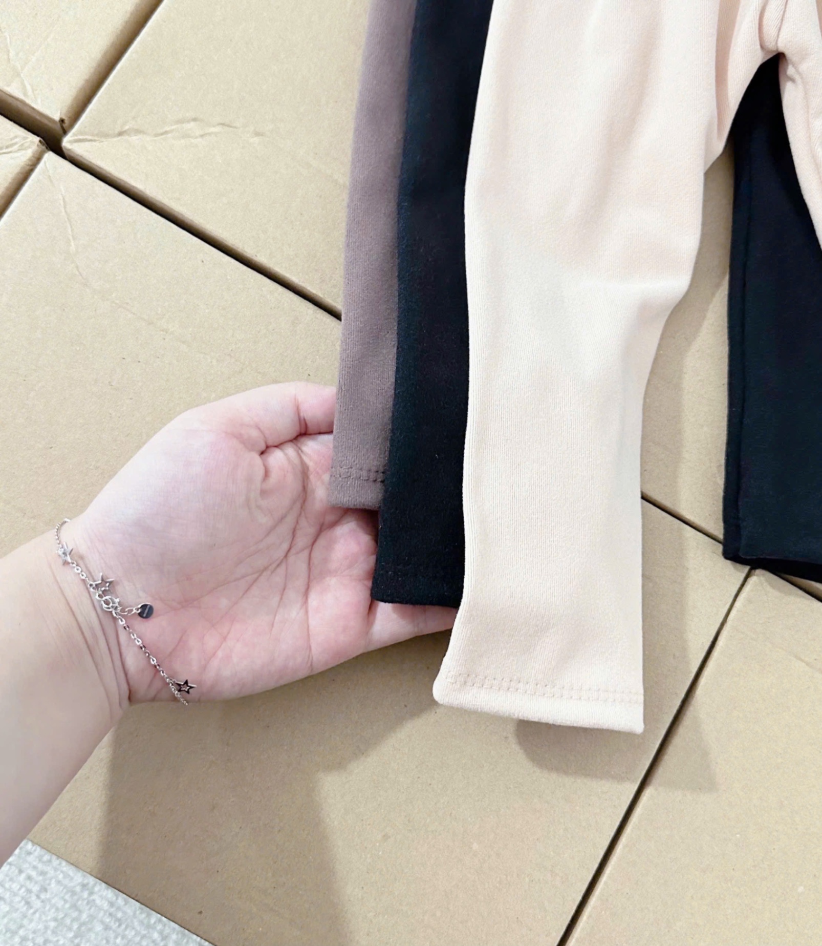 SÉT 3 QUẦN LEGGING ZIP LÔNG BG