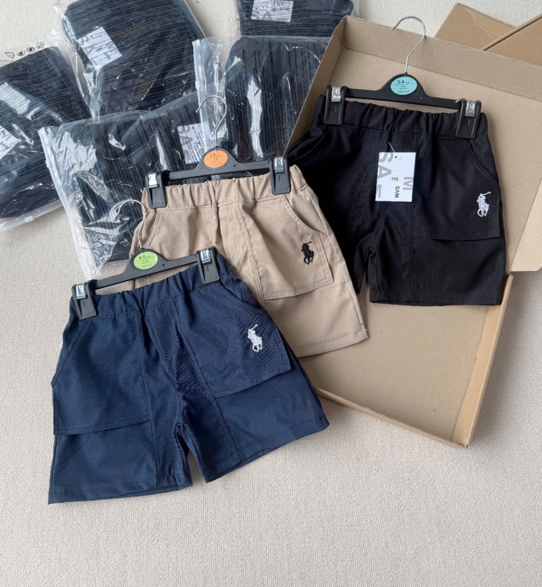 SET 3 QUẦN KAKI THÊU NGỰA BT