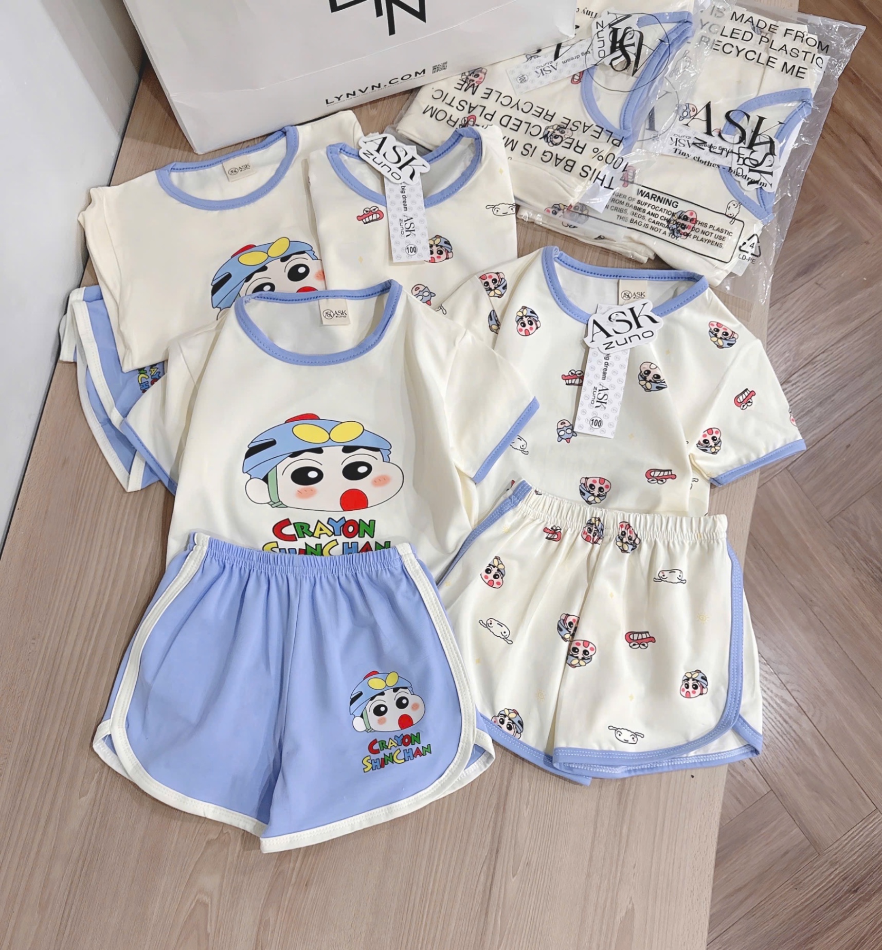 SET 2 BỘ ĐÙI SHIN VIỀN XANH