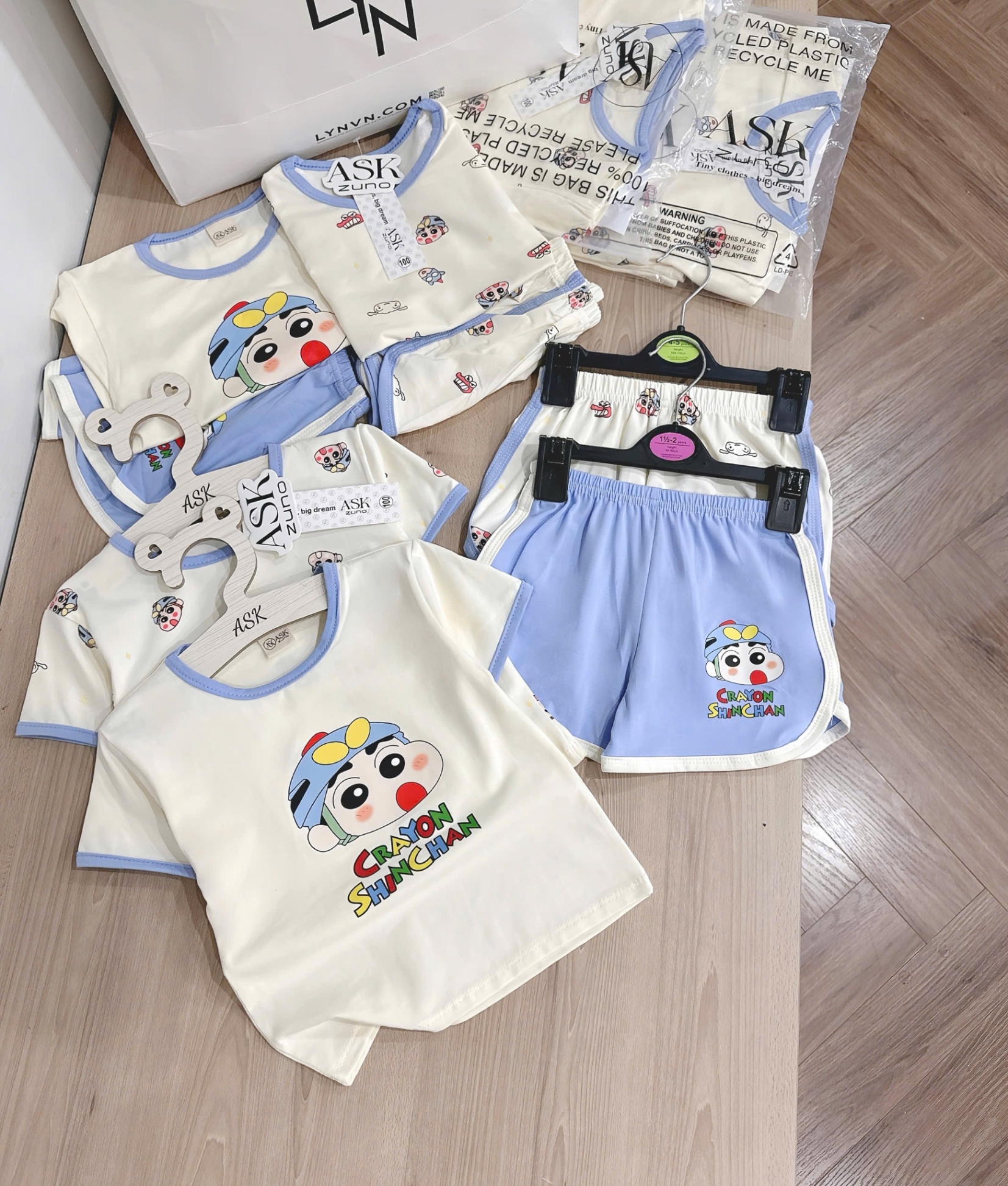 SET 2 BỘ ĐÙI SHIN VIỀN XANH